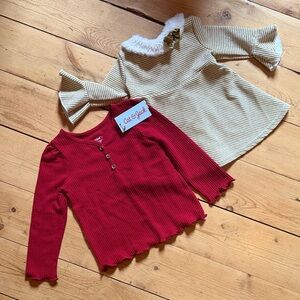 Holiday top Bundle 18mos-2T